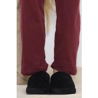 Plush Slippers Black - 4555.264.