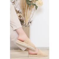 Plush Slippers Beige - 4555.264.