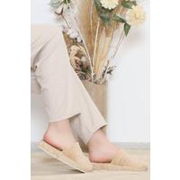 Plush Slippers Beige - 4555.264.