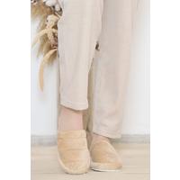 Plush Slippers Beige - 4555.264.