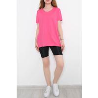 Combed Cotton Tunic T-Shirt Darkpembe - 1062.275.