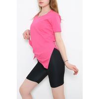 Combed Cotton Tunic T-Shirt Darkpembe - 1062.275.