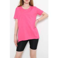 Combed Cotton Tunic T-Shirt Darkpembe - 1062.275.