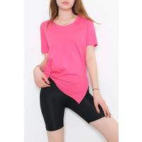 Combed Cotton Tunic T-Shirt Darkpembe - 1062.275.