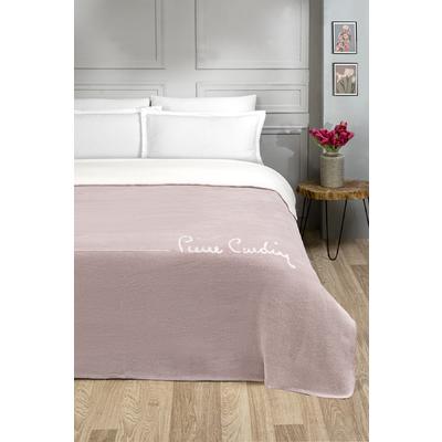 Pierre Cardin Cotton Blanket Double Logo Логотип Dusty Rose