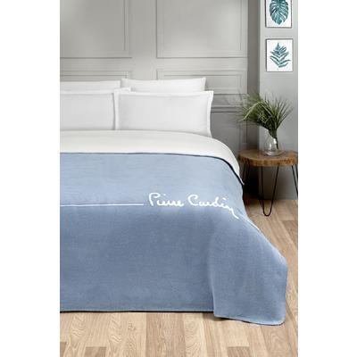 Pierre Cardin Cotton Blanket Double Logo Логотип Dark Blue