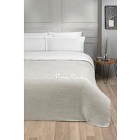 Pierre Cardin Cotton Blanket Жалғыз Логотип Ашық Бежевый