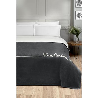 Pierre Cardin Cotton Blanket Логотип Double Anthracite