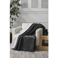 Pierre Cardin Cotton TV Blanket Логотип Тегін Бағалаусыз Жариялаушы Anthracite