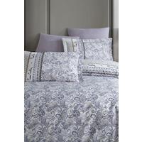 Pierre Cardin Ranforce Duvet Cover Set Double Ethnic Indigo