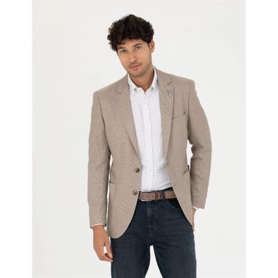 Pierre Cardin Light Brown Extra Slim Fit Sports Jacket