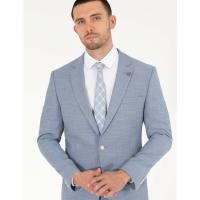 Pierre Cardin Light Blue Extra Slim Fit Suit