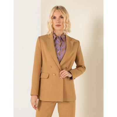 Pierre Cardin  Camel Double Breasted Jacket 1523388.VR015