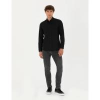 Pierre Cardin Siyah Slim Fit Uzun Kollu Gömlek 1724998.VR046