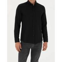 Pierre Cardin Black Slim Fit Long Sleeve Shirt 1724998.VR046