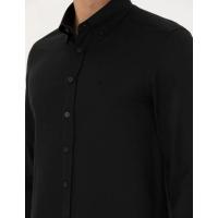 Pierre Cardin Black Slim Fit Long Sleeve Shirt 1724998.VR046