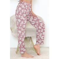 Pijama Altı Bordobeyaz - 11549.1048.