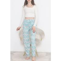 Pajama Bottoms Mint Patterned - 10718.1567.