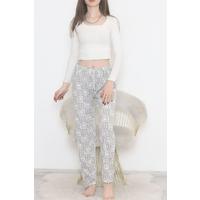 Pajama Bottoms Mink Patterned - 10718.1567.