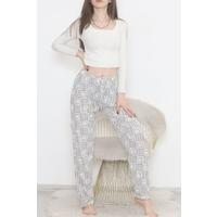 Pajama Bottoms Mink Patterned - 10718.1567.