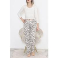 Mink Flower Pajama Bottoms - 11549.1048.