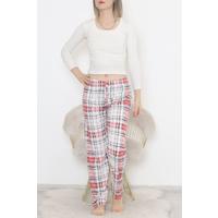 Pajama Bottoms Red and White - 10718.1567.