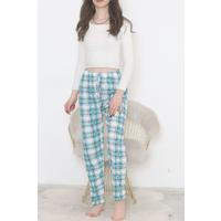 Pajama Bottoms Green Check - 11549.1048.