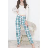 Pajama Bottoms Green Check - 11549.1048.