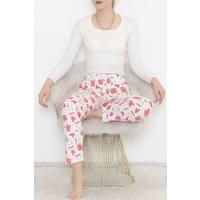 Patterned Pajama BottomsRed - 11549.1048.