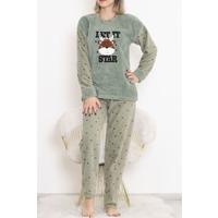 Polar Peluş Pijama Takımı Mint - 17025.1049.