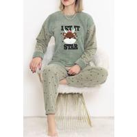 Polar Peluş Pijama Takımı Mint - 17025.1049.