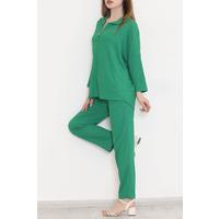 Polo Collar Suit Green - 108711.1059.