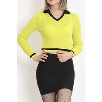 Polo Neck Crop Knitwear Pistachio green - 8335.291.