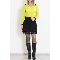 Polo Neck Crop Knitwear Pistachio - 8335.291.