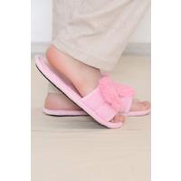 Pompom Detailed Slippers Pink - 12154.264.