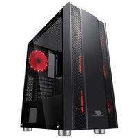 Power Boost VK-G3403S 650W 80+ Mesh Panel Siyah USB3.0 Kırmızı LED fan Mid Tower Gaming Kasa