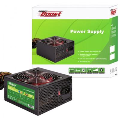 PowerBoost BST-ATX400R 400W Atx Power Supply 12 CM SİYAH FAN Kutu + Kablolu