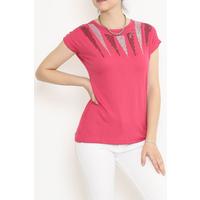 Pul Detaylı Bluz Pembe - 17144.599.