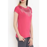 Pul Detaylı Bluz Pembe - 17145.599.