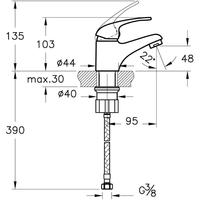 Punto A41086 İdeo Lavabo Bataryası