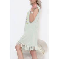 Tassel Detailed Dress Mint - 255.1287.