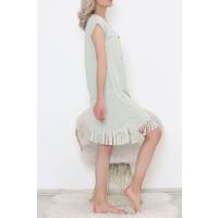 Tassel Detailed Dress Mint - 255.1287.