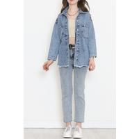 Tasseled Denim Jacket Blue1 - 10004.1778.