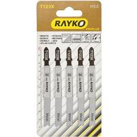 Rayko T123X Metal Dekupaj Testere Bıçağı 5 Parça