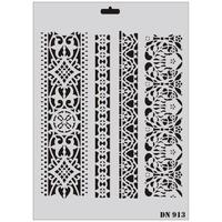 Rich Dantel Seri DN-913 Stencil 35x25 cm