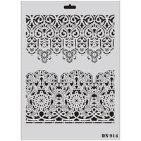 Rich Dantel Seri DN-914 Stencil 35x25 cm