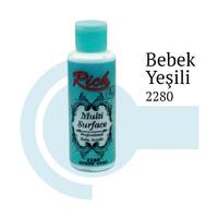 Rich Multi Surface 2280 Bebek Yeşili Akrilik Boya 130 cc