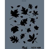 Rich New Seri N-460 Stencil 35x25 cm