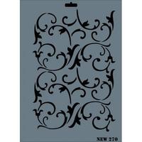 Rich New Seri N-270 Stencil 35x25 cm