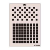 Rich New Seri N-153 Stencil 35x25 cm